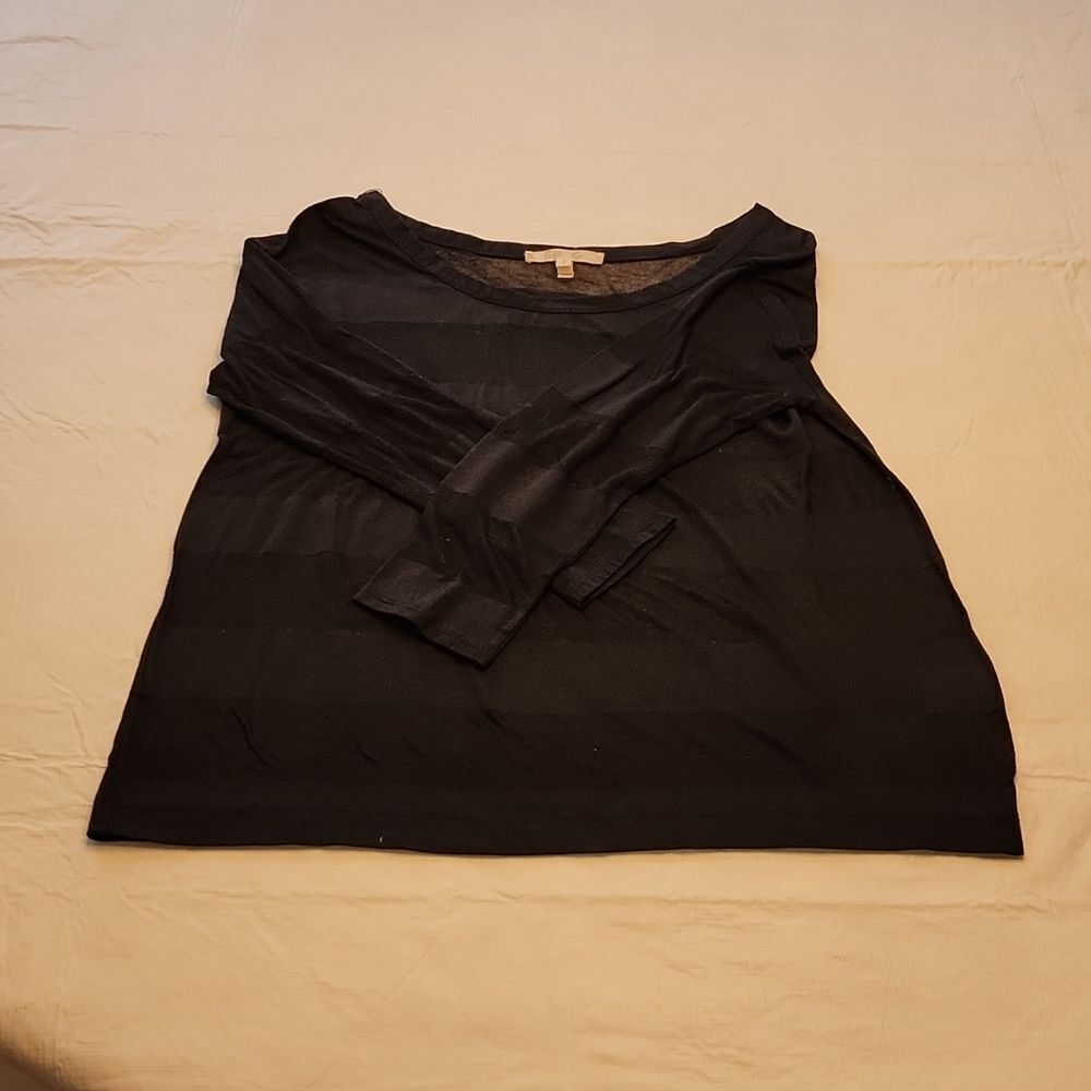 Soft Joie Black Striped Blouse